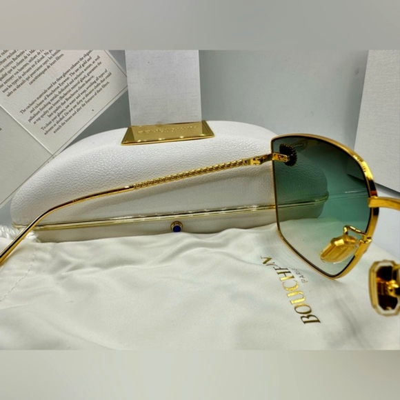 🏆Boucheron BC0139S 002 62-Gold‼️Size 62-18-135.Limited edition ‼️ - Picture 11 of 15
